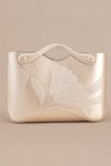 Buy_Ampm_Off White Embroidery Siena Metallic Floral Pattern Tote Bag _at_Aza_Fashions