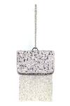 Buy_Adorn My Wish_Silver Embroidery Sequin Bling Bag _at_Aza_Fashions