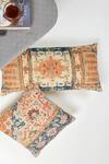 Buy_ORNA_Multi Color Cotton Digital Print Botanical Cushion Cover - Set Of 2_at_Aza_Fashions