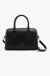 Shop_Tan & Loom_Black Textured Pebble Grain Leather Handbag 