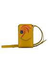 Buy_Aranyani_Yellow Thread And Bead Embroidered The Kesuda Flower Crossbody Bag_at_Aza_Fashions