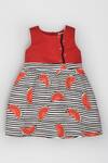 Buy_LA Dee DA_Red Cotton Watermelon Slice Print Dress _at_Aza_Fashions