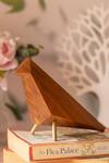 Buy_H2H_Brown Wood Songbird Sculpture _at_Aza_Fashions