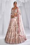Buy Dolly J Pink Silk, Chiffon Embroidery, Pearls, Zari Raisa Raw Bridal Lehenga Set at Aza Fashions Buy_Dolly J_Pink Silk, Chiffon Embroidery, Pearls, Zari Raisa Raw Bridal Lehenga Set _at_Aza_Fashions
