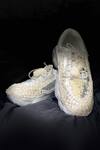 Buy Chal Jooti Grey Marvellous Maze Crystal Embellished Wedding Sneakers at Aza Fashions Buy_Chal Jooti_Grey Marvellous Maze Crystal Embellished Wedding Sneakers_at_Aza_Fashions