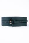 Buy_Trov_Green Luca Leather Belt _at_Aza_Fashions