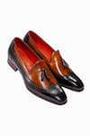 Buy_Amrit Dawani_Brown Longwing Brogue Shoes _at_Aza_Fashions