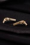 Buy_Cosa Nostraa_Gold Power Gun Collar Tips_at_Aza_Fashions