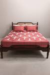 Buy_Kyoona_Orange 100% Cotton Print Holy Azulejos Bedsheet Set _at_Aza_Fashions