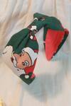Buy_Choko_Green Santa Xmas Turban Headband_at_Aza_Fashions