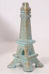 Buy_Order Happiness_Green Iron Metal Eiffel Tower Showpiece_at_Aza_Fashions