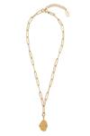 Buy_Mnsh_Gold Plated Sagittarius Zodiac Charm Long Pendant Necklace_at_Aza_Fashions