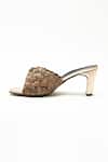 Buy_Doux Amour_Pink Matilda Belinda Embellished Block Heels_at_Aza_Fashions