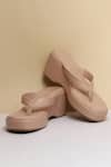Buy_Myra_Pink Solid Platform Wedges_at_Aza_Fashions