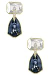 Shop_Confluence_Blue Stone Drop Earrings_at_Aza_Fashions