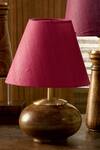 Buy_Courtyard_Pink Wood Abida Circular Table Light_at_Aza_Fashions