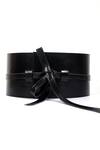 Buy_Trov_Black Obi Tie-up Belt _at_Aza_Fashions