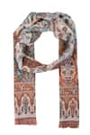 Buy_Shingora_Off White Paisley Woven Pattern Shawl _at_Aza_Fashions