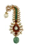 Buy_Riana Jewellery_Red Jadtar Stone Studded Kalangi _at_Aza_Fashions