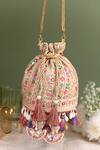 Buy_Miar Designs_Maahi Embroidered Bucket Potli Bag_at_Aza_Fashions