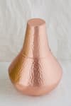 Buy_Consciousco_Gold Copper Textured Dervish Carafe With Glass_at_Aza_Fashions