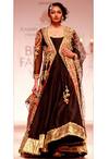 Buy_Preeti S Kapoor_Black Embroidered Jacket With Anarkali And Dupatta For Women_at_Aza_Fashions