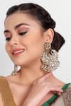Shop_Auraa Trends_Gold Plated Pearls Drop Chandbalis _at_Aza_Fashions