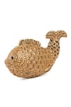 Buy_Crystal Craft_Gold Embellished Alluring Alevin Fish Shaped Clutch_at_Aza_Fashions
