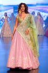 Buy Anushree Reddy Purple Organza Embroidery Sweetheart Neck Ameen Zari Bridal Lehenga Set at Aza Fashions Buy_Anushree Reddy_Purple Organza Embroidery Sweetheart Neck Ameen Zari Bridal Lehenga Set _at_Aza_Fashions