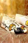 Buy_Shiveen Shiveen_White Hand Painted Todoroki N Bakugou Shoes_at_Aza_Fashions