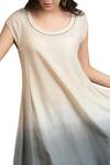 Buy Anju Modi Beige Cotton Tunic Online at Aza Fashions Buy_Anju Modi_Beige Cotton Tunic_Online_at_Aza_Fashions