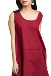 Buy_Anju Modi_Maroon Cotton Tunic_Online_at_Aza_Fashions