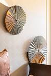 Shop_H2h_Brown Wood And Metal African Sun Wall Decor Set Of 4_Online_at_Aza_Fashions