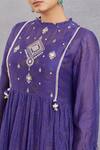 Shop_Torani_Purple Handwoven Thin Chanderi Slip Cotton Silk Panna Seher Maxi Dress _Online_at_Aza_Fashions