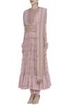 Anamika Khanna Pink Zardozi Embroidered Anarkali Set Online at Aza Fashions Anamika Khanna_Pink Zardozi Embroidered Anarkali Set_Online_at_Aza_Fashions