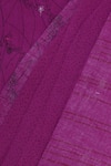 Shop_Shagun Manchanda_Pink Satin Linen Abstract Printed Pleated Frill Saree  _Online_at_Aza_Fashions