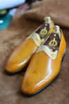 Buy_Oblum_Brown The Oblum Handcrafted Brogued Mojris  _at_Aza_Fashions