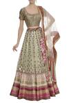 Buy_Rimple And Harpreet Narula_Silver Sequin Embroidered Lehenga Set_at_Aza_Fashions