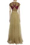 Shop_Rimple And Harpreet Narula_Gold Embroidered Lehenga Set_at_Aza_Fashions
