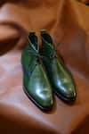 Buy_Oblum_Green Handcrafted Chukka Boots  _at_Aza_Fashions