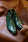 Oblum_Green Handcrafted Chukka Boots  _Online_at_Aza_Fashions