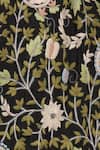 Anamika Khanna_Black Floral Embroidered Kurta Set_at_Aza_Fashions