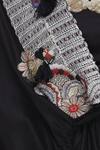 Shop_Anamika Khanna_Black Embroidered Kaftan Palazzo Set_Online_at_Aza_Fashions