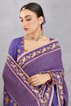 Torani_Purple Cotton Silk Jamuni Nagma Saree  _Online_at_Aza_Fashions