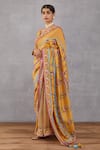 Buy_Torani_Yellow Cotton Silk Sunehra Nagma Saree  _at_Aza_Fashions