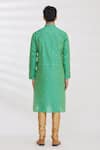 Shop Arihant Rai Sinha Green Jacquard, Silk, Brocade Embroidery Kurta at Aza Fashions Shop_Arihant Rai Sinha_Green Jacquard, Silk, Brocade Embroidery Kurta _at_Aza_Fashions