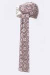 Shop_Arihant Rai Sinha_White Floral Embroidered Safa_Online_at_Aza_Fashions