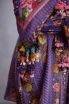Shop_Torani_Purple Tassels Jamuni Scarf _Online_at_Aza_Fashions
