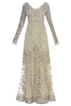 Buy_Manish Malhotra_Beige Crepe Embroidered Anarkali Set_Online_at_Aza_Fashions