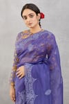 Buy_Torani_Purple Organza Jamuni Yuvani Saree _Online_at_Aza_Fashions